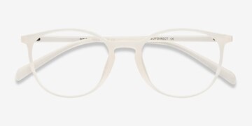 Matte White Dinah -  Légèreté Plastique Lunettes de vue