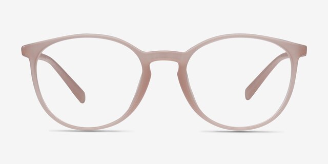 Dinah Matte Pink PlasticEyeglass Frames from EyeBuyDirect, Front View
