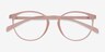 Dinah Matte Pink PlasticEyeglass Frames from EyeBuyDirect, Closed View