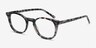 Aurora Flecked Ivory AcetateEyeglass Frames from EyeBuyDirect, Angle View
