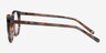Aurora Marbled Havana AcetateEyeglass Frames from EyeBuyDirect, Side View