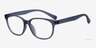 Moody Matte Gray PlastiqueMontures de lunettes de vue d'EyeBuyDirect, Vue d'Angle