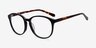 Carmen Black & Tortoise AcetateEyeglass Frames from EyeBuyDirect, Angle View