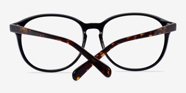 Carmen Black & Tortoise AcetateEyeglass Frames from EyeBuyDirect, Closed View