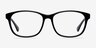 Bronson Black AcetateEyeglass Frames from EyeBuyDirect, Front View