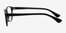 Bronson Black AcetateEyeglass Frames from EyeBuyDirect, Side View