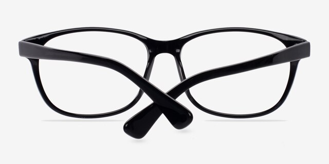 Bronson Black AcetateEyeglass Frames from EyeBuyDirect, Closed View