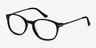 New Bedford Black AcetateEyeglass Frames from EyeBuyDirect, Angle View