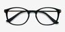 New Bedford Black AcetateEyeglass Frames from EyeBuyDirect, Closed View