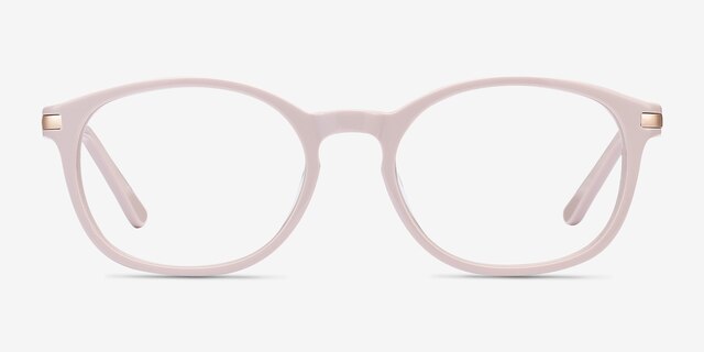 New Bedford Faded Rose Acetate-metalEyeglass Frames from EyeBuyDirect, Front View