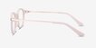 New Bedford Faded Rose Acetate, MetalEyeglass Frames from EyeBuyDirect, Side View