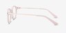 New Bedford Faded Rose Acetate-metalEyeglass Frames from EyeBuyDirect, Side View