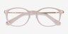 New Bedford Faded Rose Acetate-metalEyeglass Frames from EyeBuyDirect, Closed View