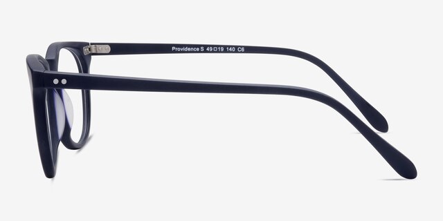 Providence Matte Navy AcetateEyeglass Frames from EyeBuyDirect, Side View