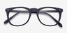 Providence Matte Navy AcetateEyeglass Frames from EyeBuyDirect, Closed View
