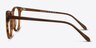 Providence Brown Striped AcetateEyeglass Frames from EyeBuyDirect, Side View