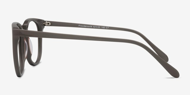 Providence Warm Gray AcetateEyeglass Frames from EyeBuyDirect, Side View
