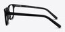Rhode Island Matte Black AcetateEyeglass Frames from EyeBuyDirect, Side View