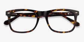 Sam Écailles Acétate Montures de lunettes de vue d'EyeBuyDirect, Vue Rapprochée