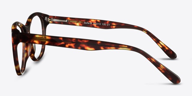 Sofia Tortoise AcetateEyeglass Frames from EyeBuyDirect, Side View