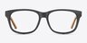 White Pine Black AcetateEyeglass Frames from EyeBuyDirect, Front View