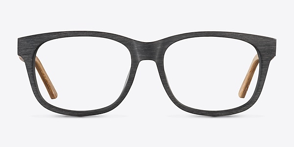 White Pine Black Acetate Eyeglass Frames