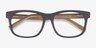 White Pine Black AcetateEyeglass Frames from EyeBuyDirect, Closed View