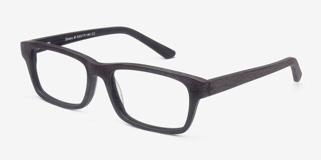 Emory Coffee AcetateEyeglass Frames from EyeBuyDirect, Angle View