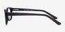 Emory Black PlasticEyeglass Frames from EyeBuyDirect, Side View