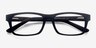 Emory Black PlasticEyeglass Frames from EyeBuyDirect, Closed View