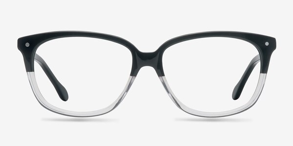 Escapee Black & Clear  Acétate Montures de lunettes de vue
