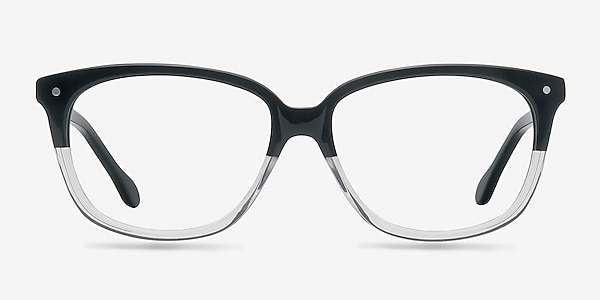 Escapee Black & Clear  Acetate Eyeglass Frames