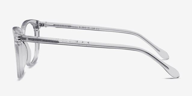 Escapee Clear AcetateEyeglass Frames from EyeBuyDirect, Side View