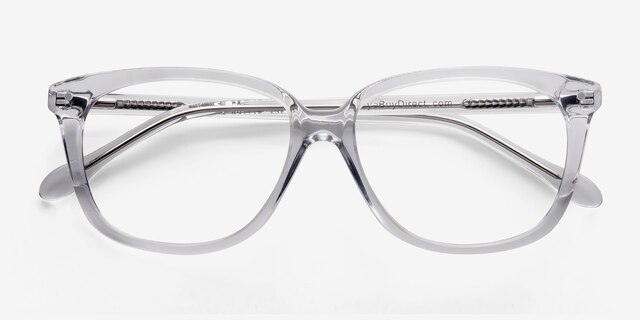 Escapee Clear AcetateEyeglass Frames from EyeBuyDirect, Closed View