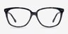 Escapee Gray Floral AcetateEyeglass Frames from EyeBuyDirect, Front View