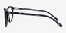 Escapee Gray Floral AcetateEyeglass Frames from EyeBuyDirect, Side View