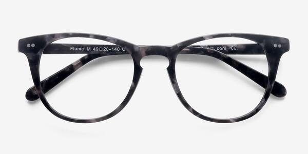 Gray Floral Flume -  Acetate Eyeglasses