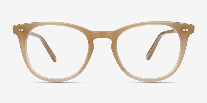 Flume Taupe Acétate Montures de lunettes de vue d'EyeBuyDirect
