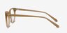 Flume Taupe AcetateEyeglass Frames from EyeBuyDirect, Side View