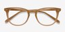 Flume Taupe AcetateEyeglass Frames from EyeBuyDirect, Closed View