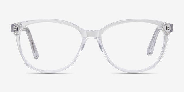 Hepburn Clear AcetateEyeglass Frames from EyeBuyDirect, Front View