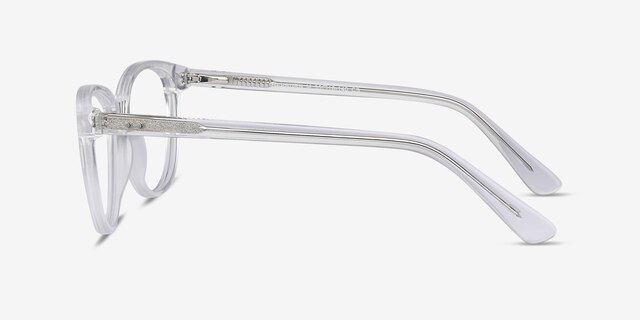 Hepburn Clear AcetateEyeglass Frames from EyeBuyDirect, Side View