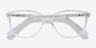 Hepburn Clear AcetateEyeglass Frames from EyeBuyDirect, Closed View