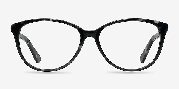 Hepburn Gray Floral Acétate Montures de lunettes de vue