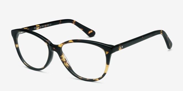 Hepburn Tortoise AcetateEyeglass Frames from EyeBuyDirect, Angle View