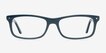 Mandi Teal AcetateEyeglass Frames from EyeBuyDirect, Front View