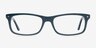 Mandi Teal AcétateMontures de lunettes de vue d'EyeBuyDirect, Vue de Face