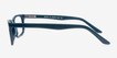 Mandi Teal AcetateEyeglass Frames from EyeBuyDirect, Side View