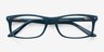 Mandi Teal AcétateMontures de lunettes de vue d'EyeBuyDirect, Vue Rapprochée