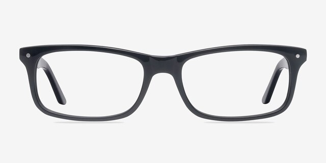 Mandi Black AcetateEyeglass Frames from EyeBuyDirect, Front View